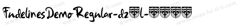 FudelinesDemoRegular-dz3l字体转换