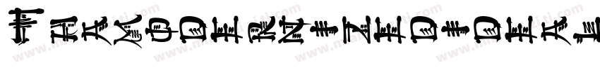 Fhamodernizedidealclassicnc-x9E5字体转换