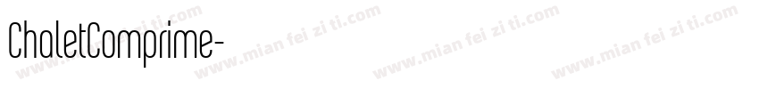 ChaletComprime字体转换