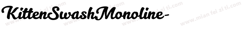 KittenSwashMonoline字体转换