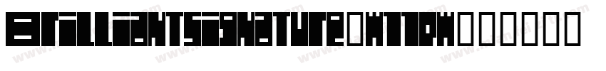 Brilliantsignature-w11qw字体转换
