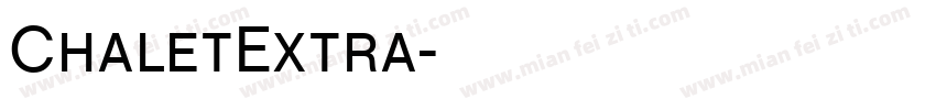 ChaletExtra字体转换