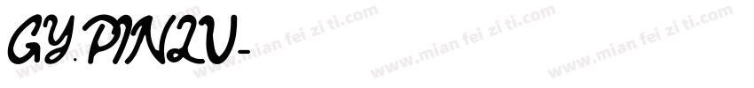 GY.PINLV字体转换