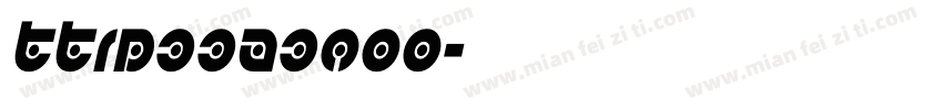 TT1D33A3o00字体转换