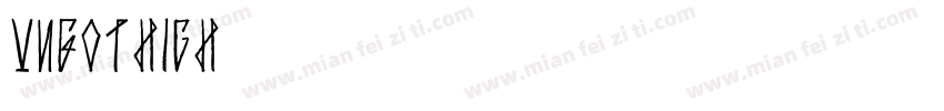 Vngothich字体转换