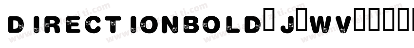 DirectionBold-j0wv字体转换