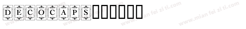 DecoCaps字体转换