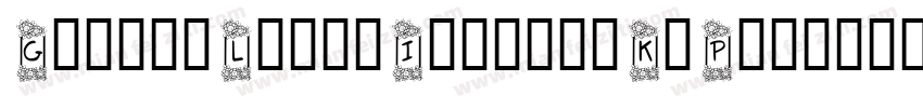 GalantLaserItalic-KrPp字体转换