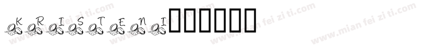 KristenI字体转换