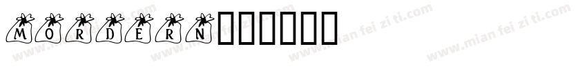 MORDERN字体转换