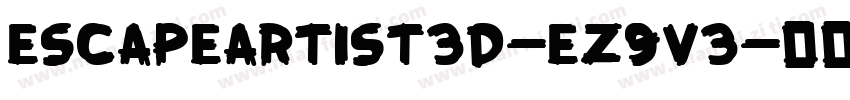 EscapeArtist3D-eZ9V3字体转换