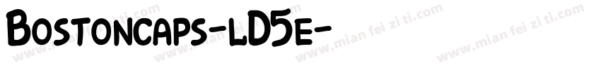 Bostoncaps-lD5e字体转换