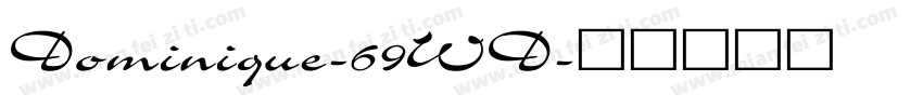 Dominique-69WD字体转换