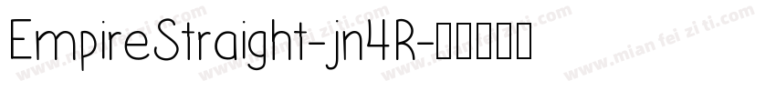 EmpireStraight-jn4R字体转换