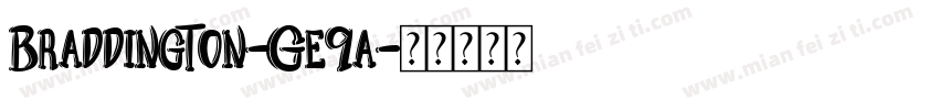 Braddington-Ge9a字体转换