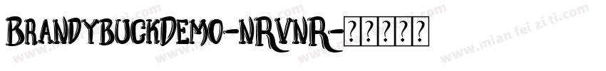 BrandybuckDemo-nRvnR字体转换