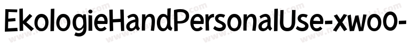 EkologieHandPersonalUse-xwo0字体转换