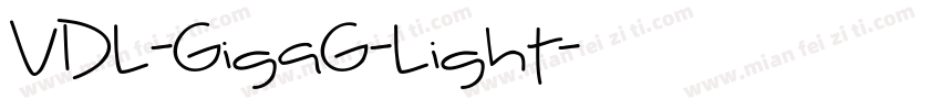 VDL-GigaG-Light字体转换