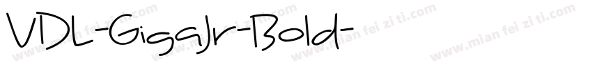 VDL-GigaJr-Bold字体转换