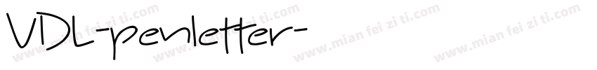 VDL-penletter字体转换