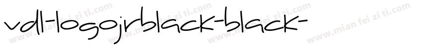 vdl-logojrblack-black字体转换
