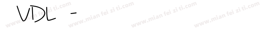 方正VDL兆黑字体转换