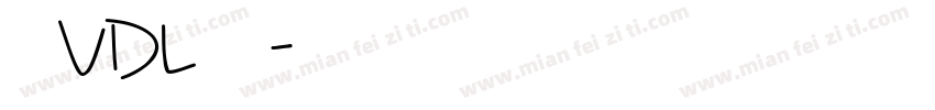 方正VDL角锐黑字体转换