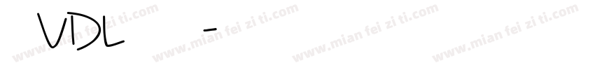 方正VDL角锐黑家族字体转换