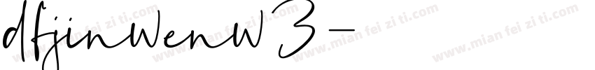 dfjinwenw3字体转换