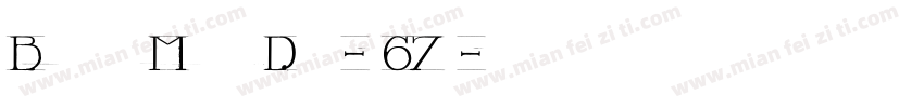 BohemianMelodyDemo-x67r字体转换
