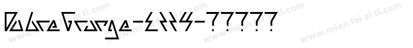 DabreGrunge-E2Z4字体转换
