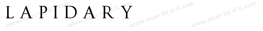 lapidary字体转换