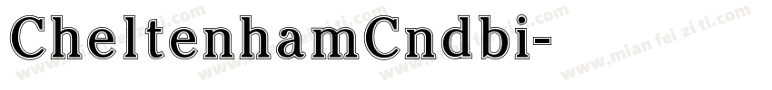 CheltenhamCndbi字体转换