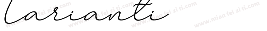 Larianti字体转换