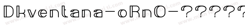 Dkventana-oRn0字体转换