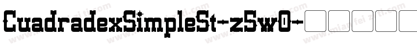 CuadradexSimpleSt-z5w0字体转换