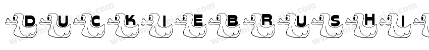 DuckieBrushItalic-JRmLM字体转换