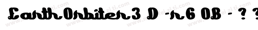 EarthOrbiter3D-r6OB字体转换