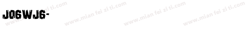 j06wj6字体转换