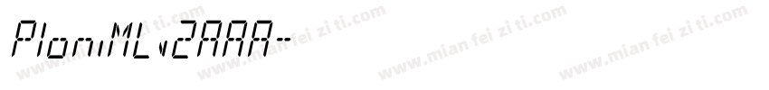 PloniMLv2AAA字体转换