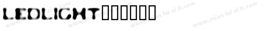 LEDLIGHT字体转换