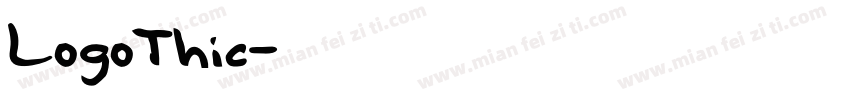 Logothic字体转换