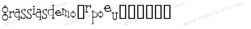 GrassiasDemo-RpoEv字体转换