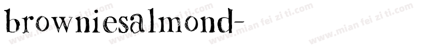 browniesalmond字体转换