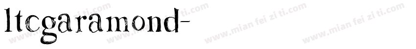 ltcgaramond字体转换