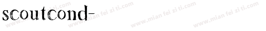 scoutcond字体转换