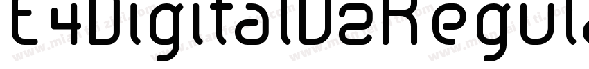 E4DigitalV2Regular-0q74字体转换