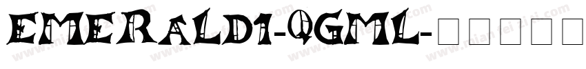 Emerald1-qgMl字体转换