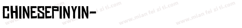ChinesePinyin字体转换