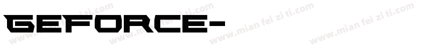 GeForce字体转换